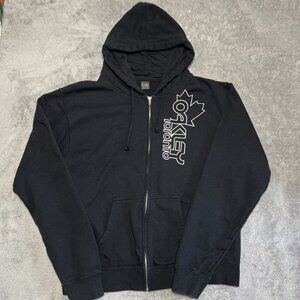 Oakley Toronto Maple Leaf Black Hoodie Women's XL Zipper Front